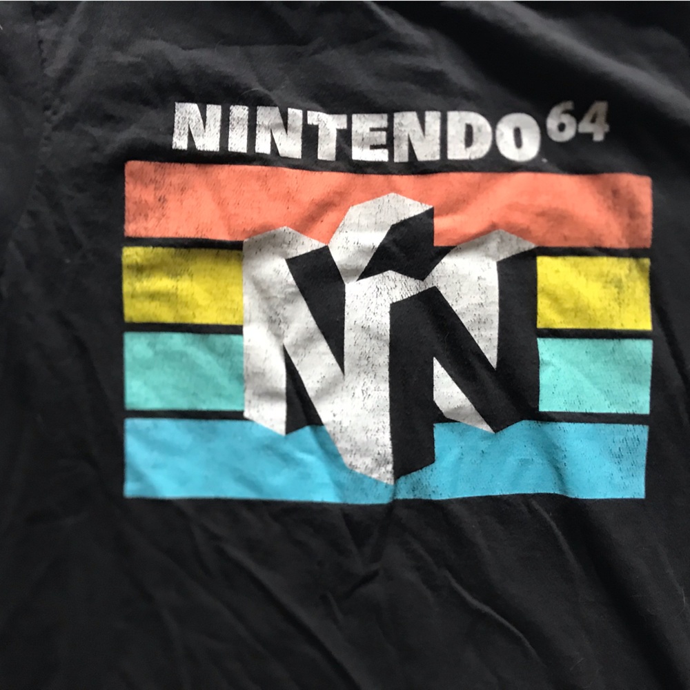 Nintendo N64 Striped Logo Tee - Picture 2 of 5